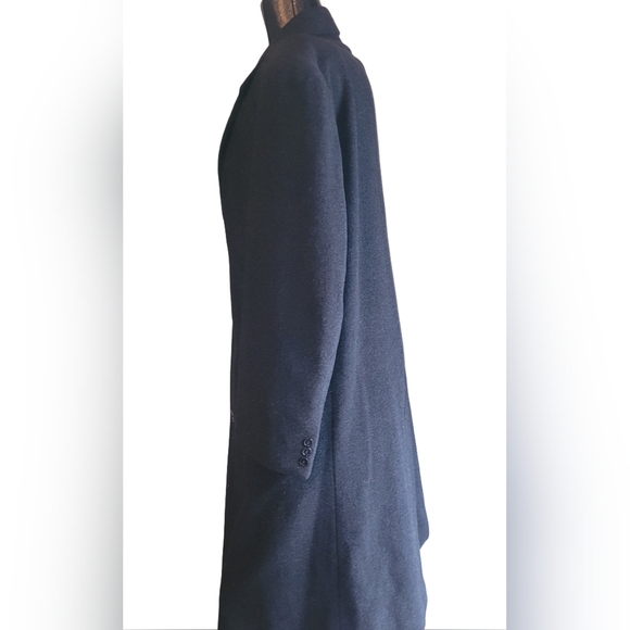 Oscar de la Renta Black Pea Coat - Picture 5 of 9